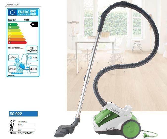 Aspirapolvere no-bag, ciclonico, serb. 4lt., 700w - beper