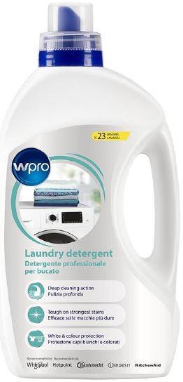 Detersivo liquido (23 lavaggi) professionale con enzimi per lavatrice wpro - whirlpool
