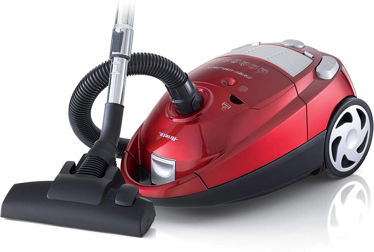 Aspirapolvere con saccacchetto 700w 5lt cl.aa red silent-ariete