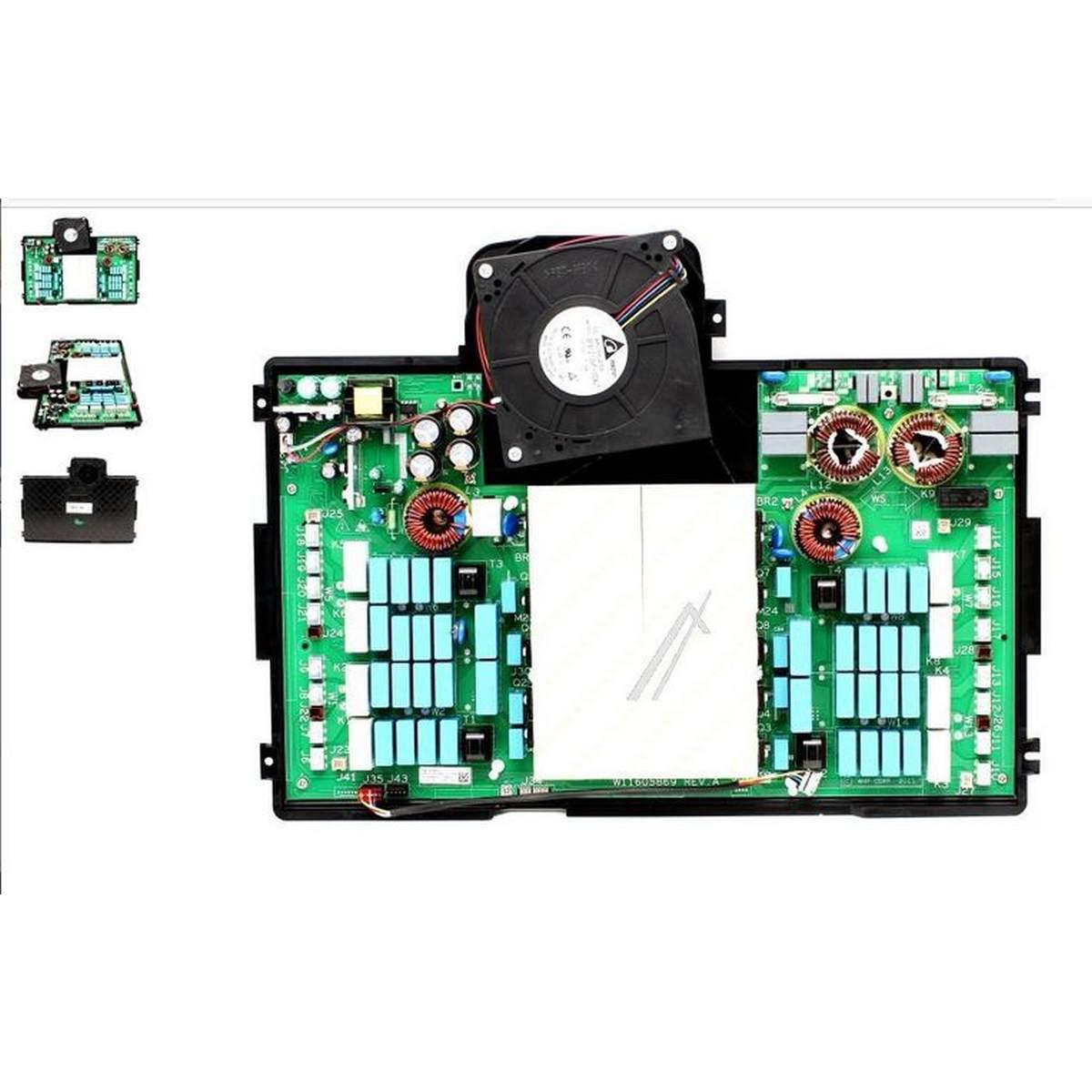 488000862485 assieme moduli di potenza dx/sx + ventola per piano cottura induzione - whirlpool