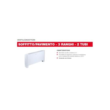 Sf-800f3 unita' interna soffitto/pavimento fancoil 6kw 230v 3 ranghi - sinclair